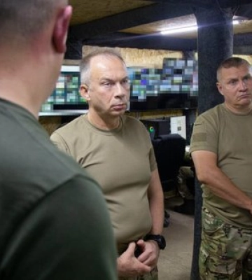 Сирський відвідав Харківщину: говорив з воїнами про ситуацію біля Куп’янська