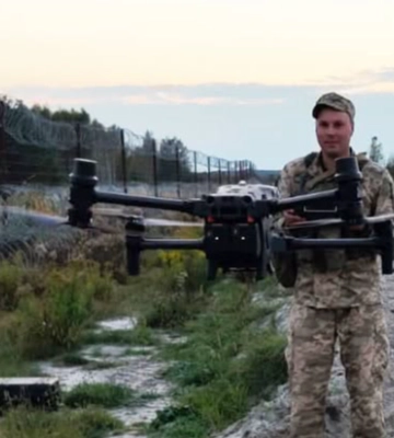 33-річний прикордонник із Волині охороняє кордон за допомогою дронів