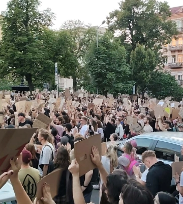 В Киеве и ряде других городов второй день продолжаются акции в поддержку Федорова