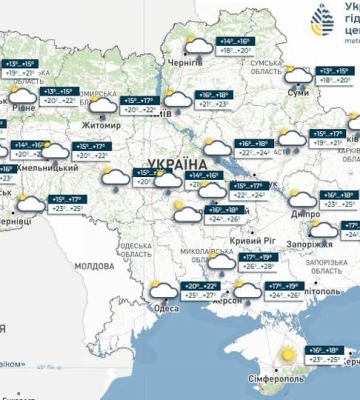 Погода в Україні 6 липня: короткочасні дощі, грози та до +29°