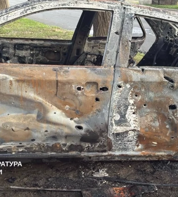 У Харкові ракета «Бандероль» влучила в проїжджу частину