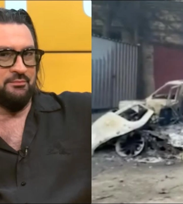 У відомого ведучого під час атаки на Вишневе дотла згорів Range Rover