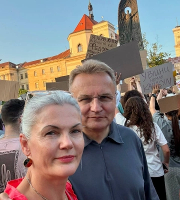 Садовий пояснив, чому долучився до протесту у Львові на підтримку Михайла Федорова