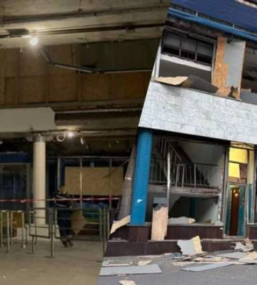 Станция метро "Лукьяновская" в Киеве вновь серьезно пострадала в результате российского обстрела