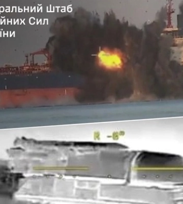 Генштаб заявив про ураження двох танкерів РФ у Чорному морі