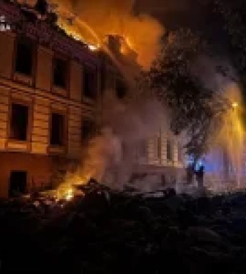 РФ уночі здійснила одну з наймасованіших балістичних атак на Київ
