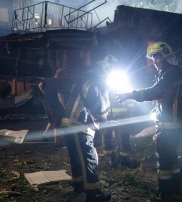 У Києві загасили усі пожежі внаслідок російської атаки