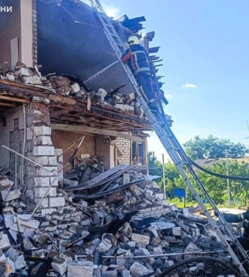 Ворог атакував БпЛА Ізюм, восьмеро постраждалих