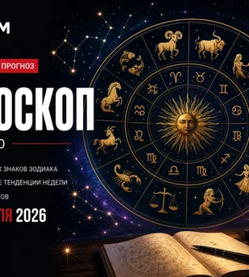 Гороскоп на неделю с 20 по 26 июля 2026 года для всех знаков зодиака