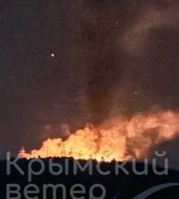 У Криму заявили про можливе ураження підстанції в Алушті та військової частини фсб