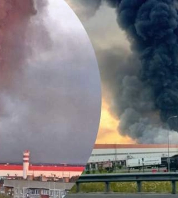 Летело блее 400 дронов: под Москвой горят "Южные ворота", склады Wildberries и нефтебаза