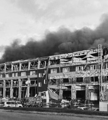 Унаслідок атаки РФ в Києві знищений склад видавництва «Книголав». Втрачені майже 250 тисяч книг