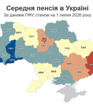Середня пенсія у Миколаївській області 140$