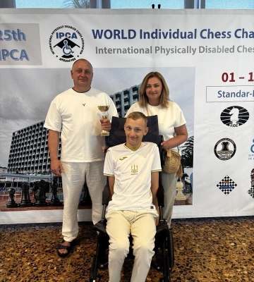 Гарна новина дня: український шахіст став чемпіоном світу з рапіду серед спортсменів на кріслах колісних
