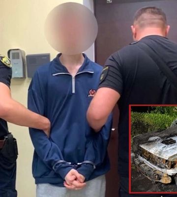 У Дніпрі затримали неповнолітнього палія автомобілів