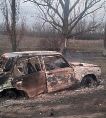 В Харьковской области российский дрон попал в гражданский автомобиль, две женщины погибли