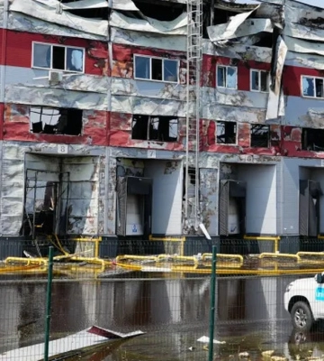 В Белогородке Киевской области 19 июля сгорел склад с гуманитарной помощью ЮНИСЕФ