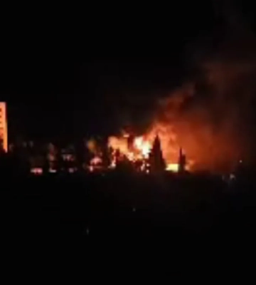 Взрывы в Крыму - в Ялте пожар и блэкаут