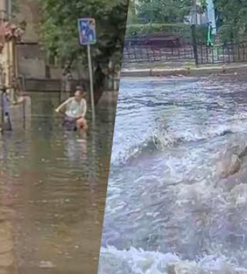 Одесса ушла под воду: улицы превратились в реки, частично пропал свет: шокирующие кадры