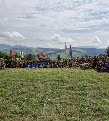 Курсанти з Черкас взяли участь у всеукраїнських польових зборах «Карпатський щит»