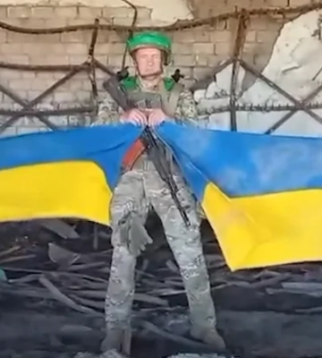 Костянтинівка не захоплена: у полку «Скеля» відреагували на відео з полоненими бійцями під триколором