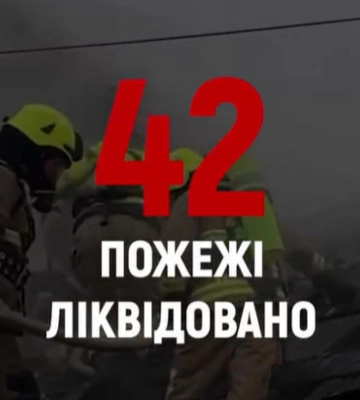 За тиждень рятувальники Рівненщини здійснили майже 100 виїздів та ліквідували 42 пожежі