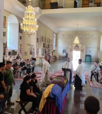 Полтавська громада попрощалась із загиблим захисником України