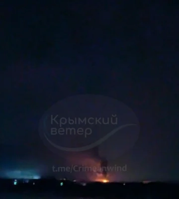 В Крыму прогремели взрывы во время атаки дронов