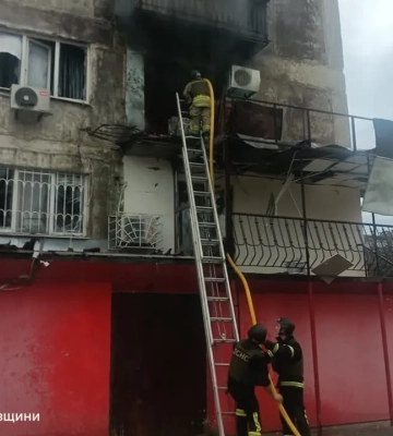 В четырёх районах Днепропетровской области из-за обстрелов возникли пожары. ФОТО