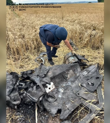 После падения БпЛА на Харьковщине осталась опасность: что обезвредили саперы