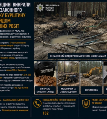 На Рівненщині викрили схему незаконного видобутку бурштину під виглядом геологічних робіт