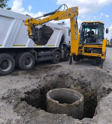 У Полтаві завершили реконструкцію аварійного колектора на Щербанівському шляху