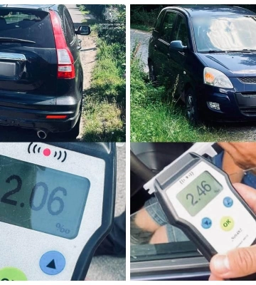 2,06 та 2,46 проміле: на Рівненщині оштрафували двох нетверезих водіїв
