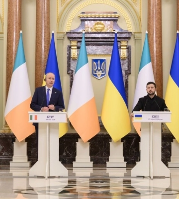 Ірландія оголосила про новий пакет підтримки України на суму EUR125 млн