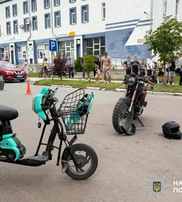 На Рівненщині внаслідок зіткнення електровелосипеду та мотоцикла постраждали обидва кермувальники