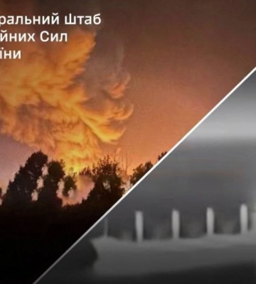 Генштаб підтвердив ураження танкера у Чорному морі і понтонної переправи окупантів