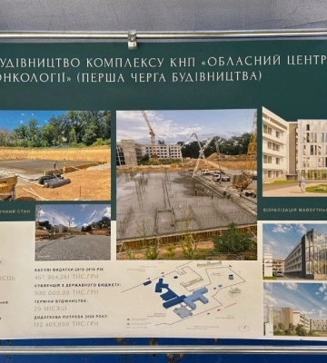 Хід будівництва онкоцентру у Харкові показав Синєгубов: коли він запрацює
