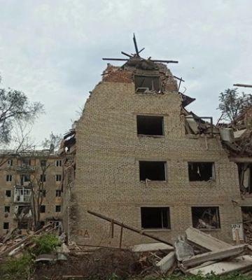 Россияне атаковали Славянск двумя авиабомбами