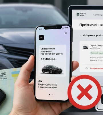 Как водителям Днепра отменить статус надлежащего пользователя авто: простая инструкция