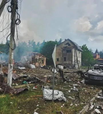В Киевской области в результате ракетного удара погибли шесть человек, десятки — пострадали — Зеленский