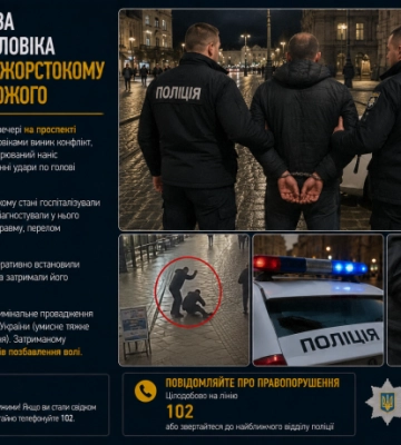 Побиття перехожого на проспекті Свободи у Львові: нападника затримали