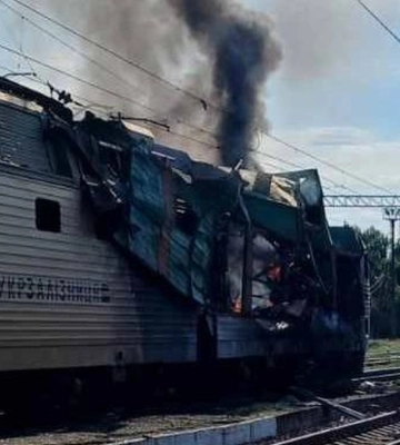 Росія атакувала пасажирський поїзд "Укрзалізниці" на Дніпропетровщині