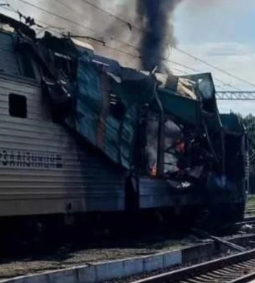 Россия атаковала дроном пассажирский поезд в Днепропетровской области
