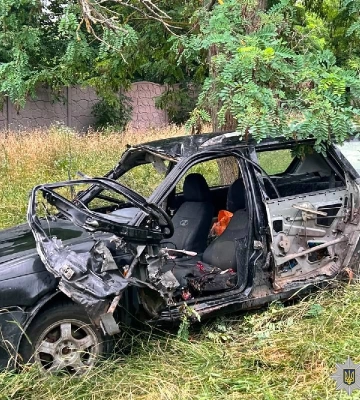 Поліцейські показали наслідки атаки на авто в Харкові