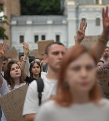 У Києві та інших містах проходять мітинги на підтримку Федорова