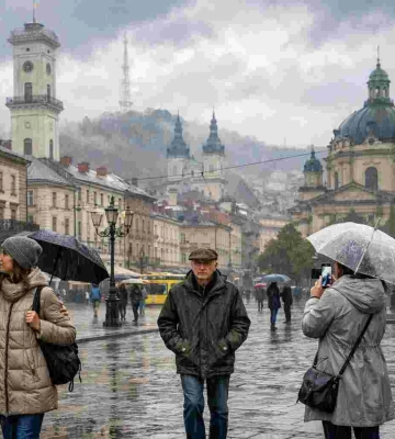 Прогноз погоди у Львові на 25 липня: дощі та похолодання