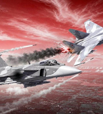 Швед над Полтавой. Gripen E против Су-35C - кто кого переиграет и уничтожит
