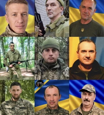 На Рівненщині попрощалися з дев'ятьма полеглими захисниками України