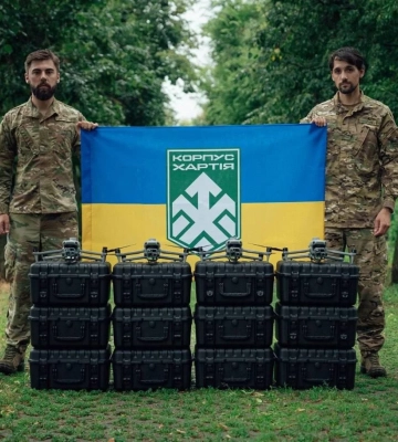 «Хартии» передали 30 беспилотников для защиты неба Харьковщины 