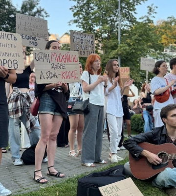 В Киеве и других городах снова прошли митинги против отставки Федорова
